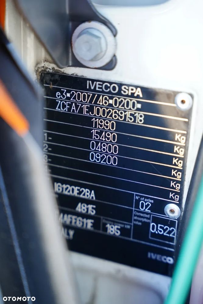 Iveco EUROCARGO / LAWETA HYDRAULICZNA / PLATFORMA - 6 M / BRYGADÓWKA - 6 OSÓB / WYCIĄGARKA / EURO 6 - 38