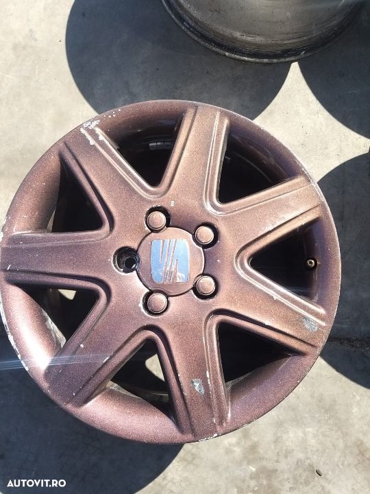 Set jante aliaj r16 seat toledo 2 altea xl 5p 5x112 et 53 5p0601025e 6.5j x16 et50 - 5