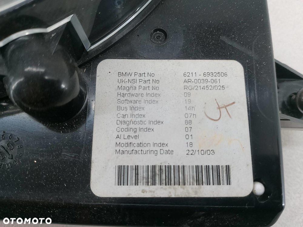 LICZNIK MINI R50 6211-6932506  AR-0039-061 1.6 16V - 7