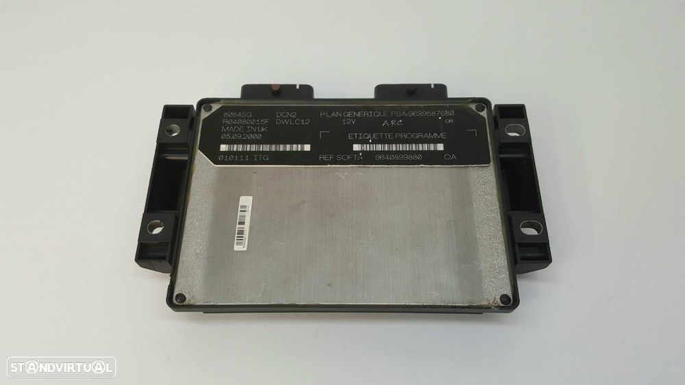 CENTRALINA DO MOTOR UCE PEUGEOT 206 BERLINA XT - 4