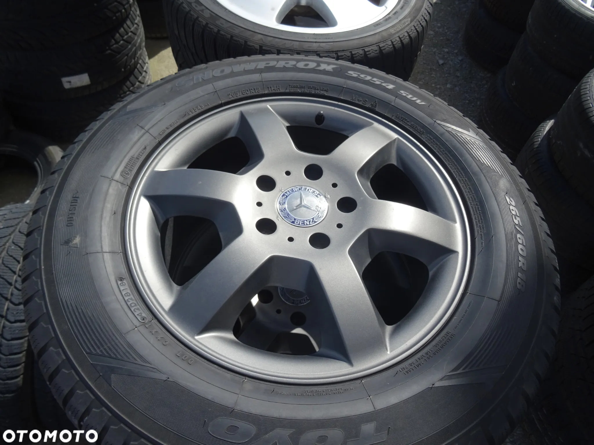 Koła mercedes komplet felgi opony 265/60 R18 2818 5x130 - 2