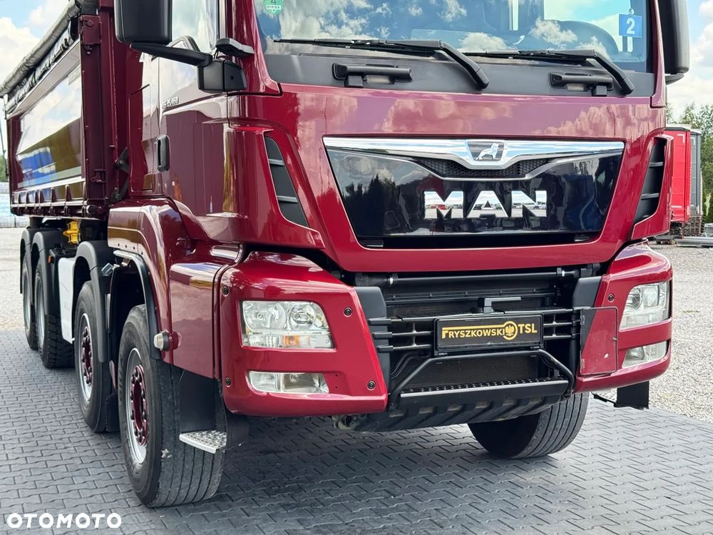 MAN TGS 35.460 // 8X4 // MANUAL // RESOR // MEILLER KIPPER 16 m3-3STRONNY // BURTA 110 // DWIE KAMERY // Z NIEMIEC - 9