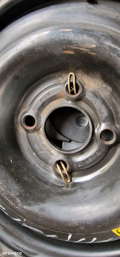 KOŁO DOJAZDOWE 14" 4x100 ET 49 SKODA CITIGO - 4
