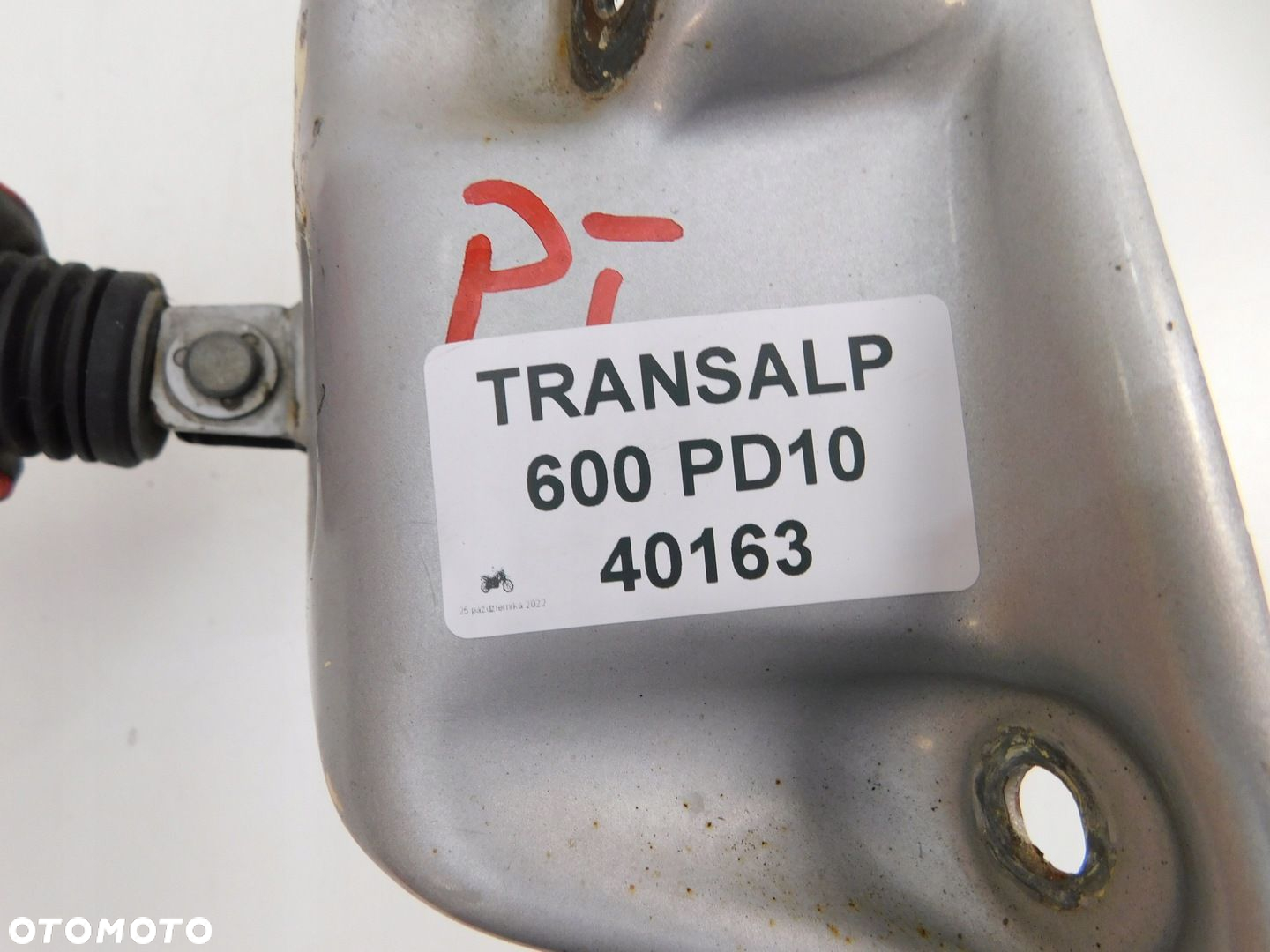 HONDA TRANSALP 600 PD10 SET PODNÓŻEK PASAŻERA P - 7