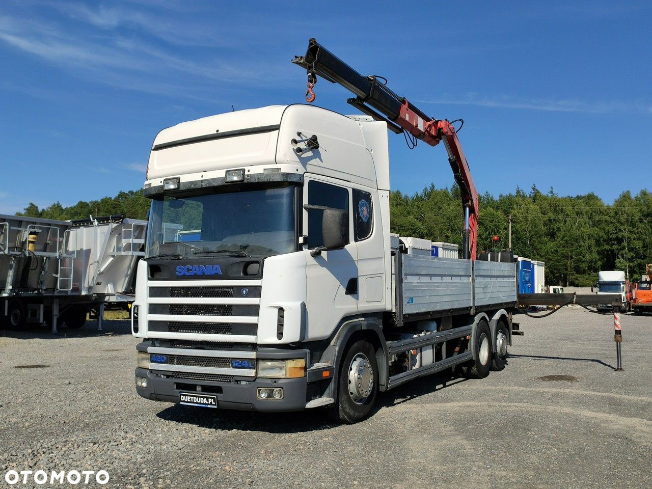Scania 124L 420 6x2 Retarder HDS FASSI F170 Budowlanka - 9
