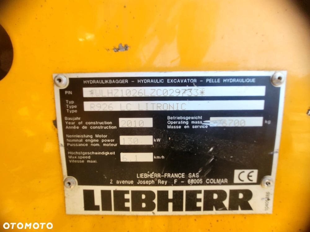 Liebherr R926 LC Litronic - 19