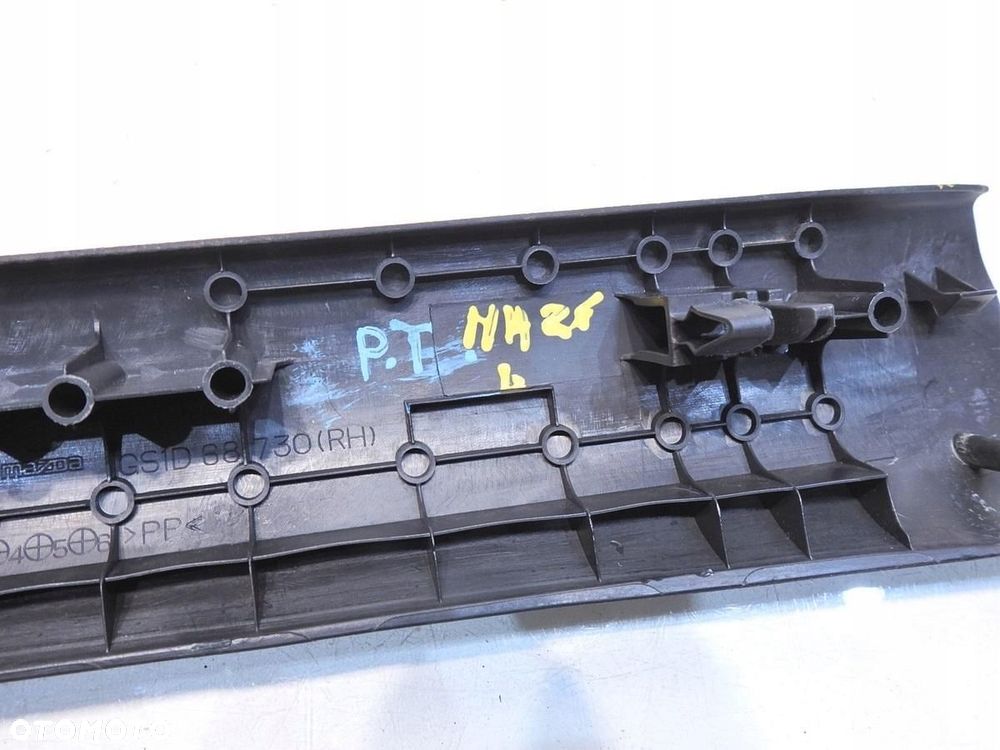 LISTWA OSŁONA PROGU PRAWY TYŁ MAZDA 6 GH GS1D68730 - 3