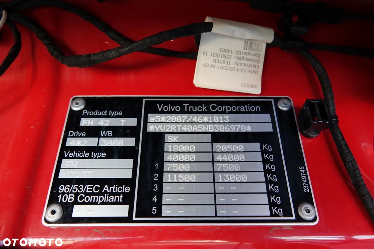 Volvo FH 500 / XXL / KLIMA POSTOJOWA  / I-SAVE / NOWY MODEL / OPONY 100% / PO ZŁOTYM KONTRAKCIE SERWISOWYM - 37