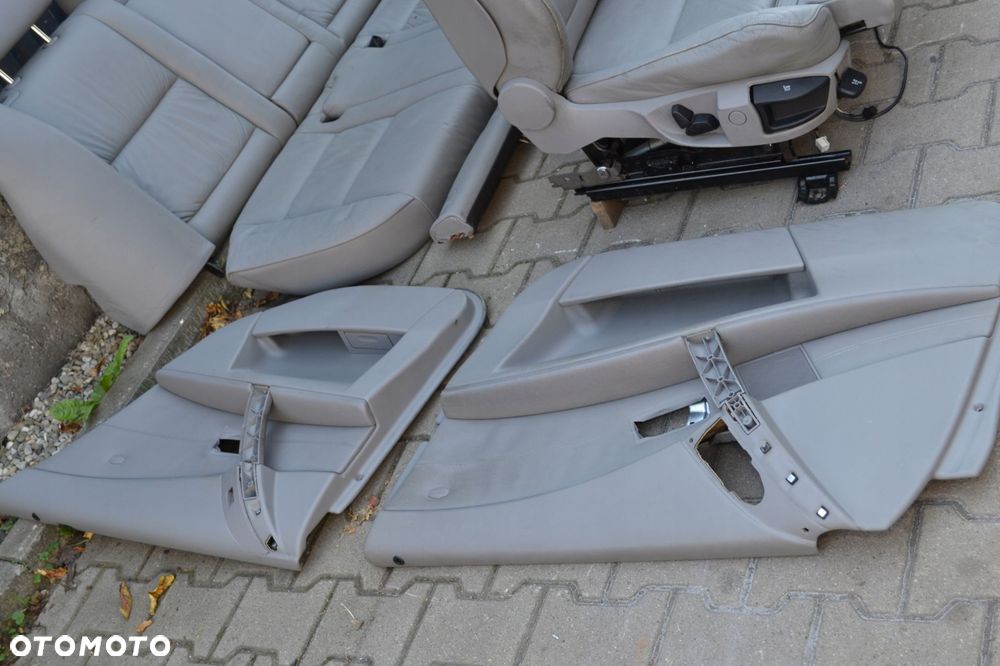 BMW E61 FOTELE SKÓRY KANAPA BOCZKI MPAKIET KOMPLET ANGLIK podgrzewane - 3