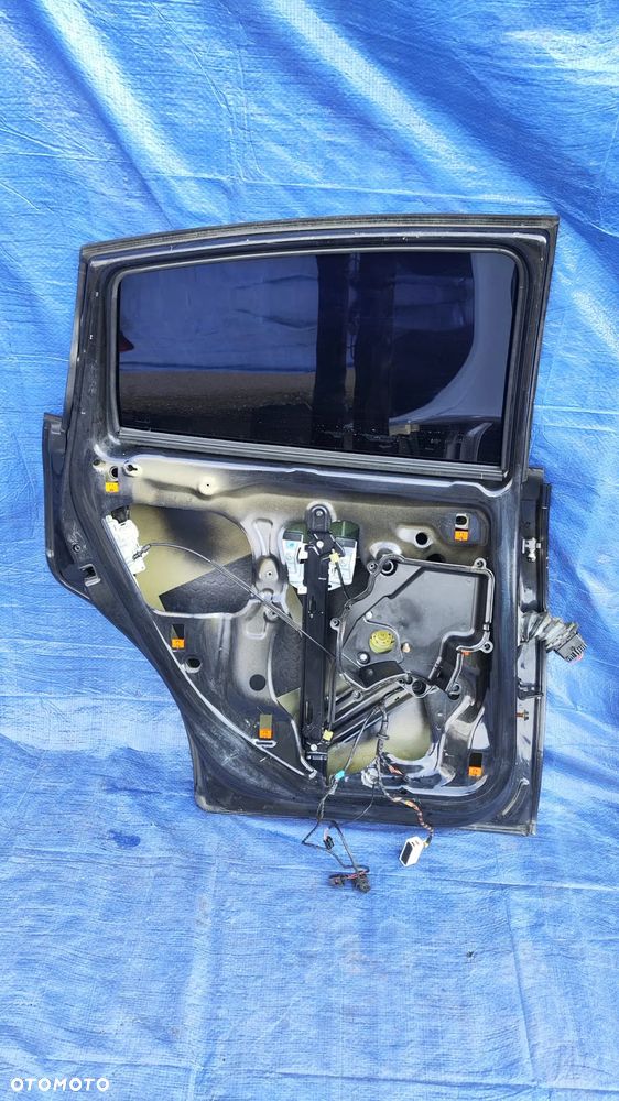DRZWI LEWY PRZÓD TYŁ CZARNE ZAMEK SZYBA PODNOŚNIK LUSTERKO 7 PIN KLAMKA WIĄZKA INSTALACJA SEAT LEON II 2 HB 5D EUROPA - 7