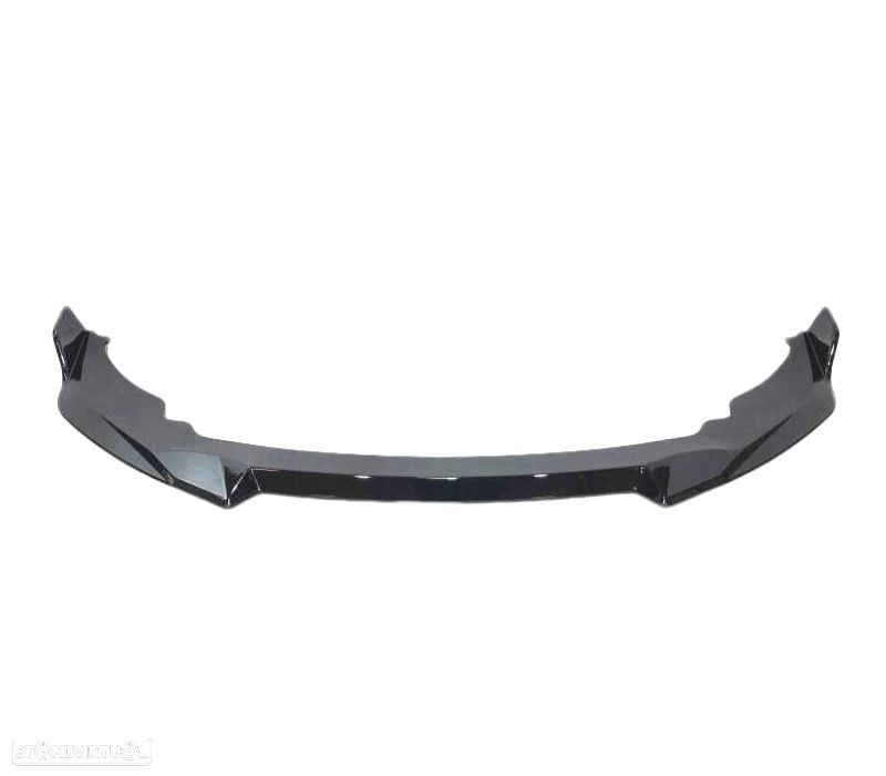SPOILER LIP FRONTAL BMW F44 LOOK M PERFORMANCE PRETO BRILHANTE - 3