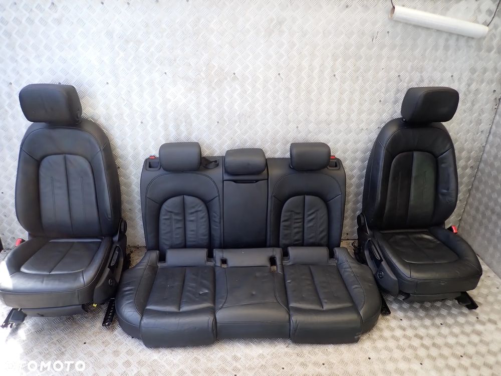 AUDI A6 C7 FOTEL PRZEDNI PRAWY / LEWY ORAZ KANAPA TYLNIA  SKÓRA  KOMPLET, DOSTĘPNE 2 KOMPLETY - 17