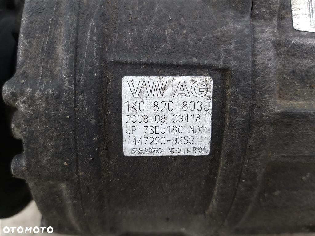 Sprężarka klimatyzacji Skoda Octavia II 1997-2011R DENSO 1K0820803J - 4