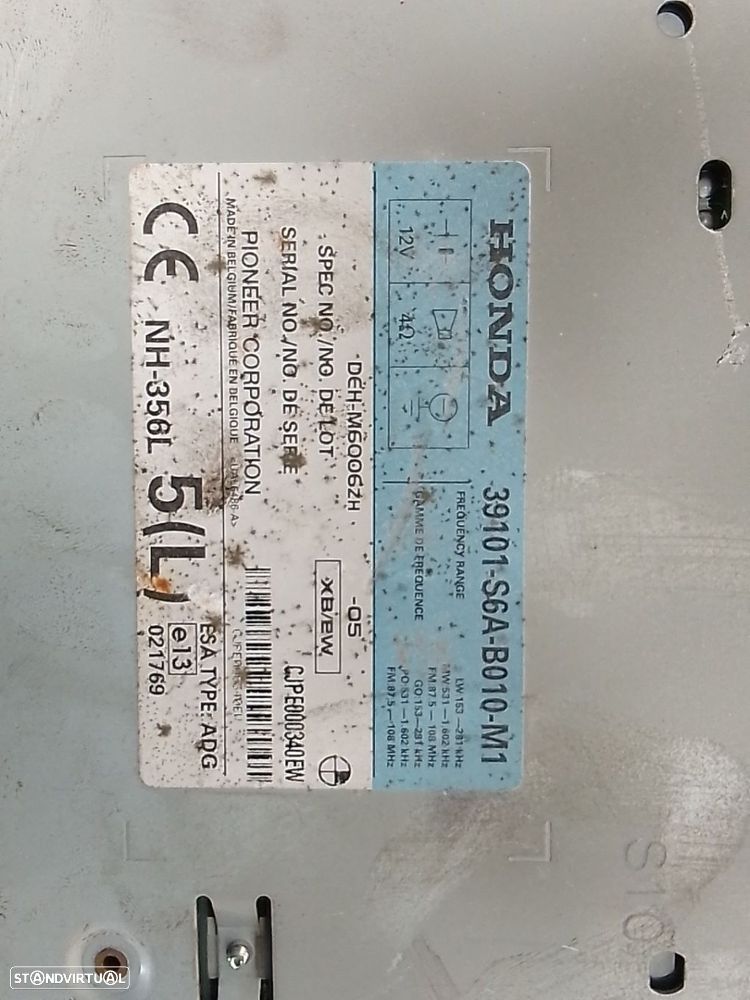 Auto-Radio Honda Civic Vii Hatchback (Eu, Ep, Ev) - 3