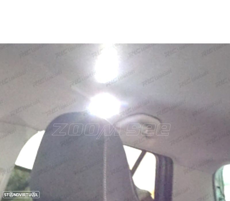 KIT COMPLETO 11 LAMPADAS LED INTERIOR PARA SKODA FABIA 3 MK3 MK III HATCHBACK 15- - 2