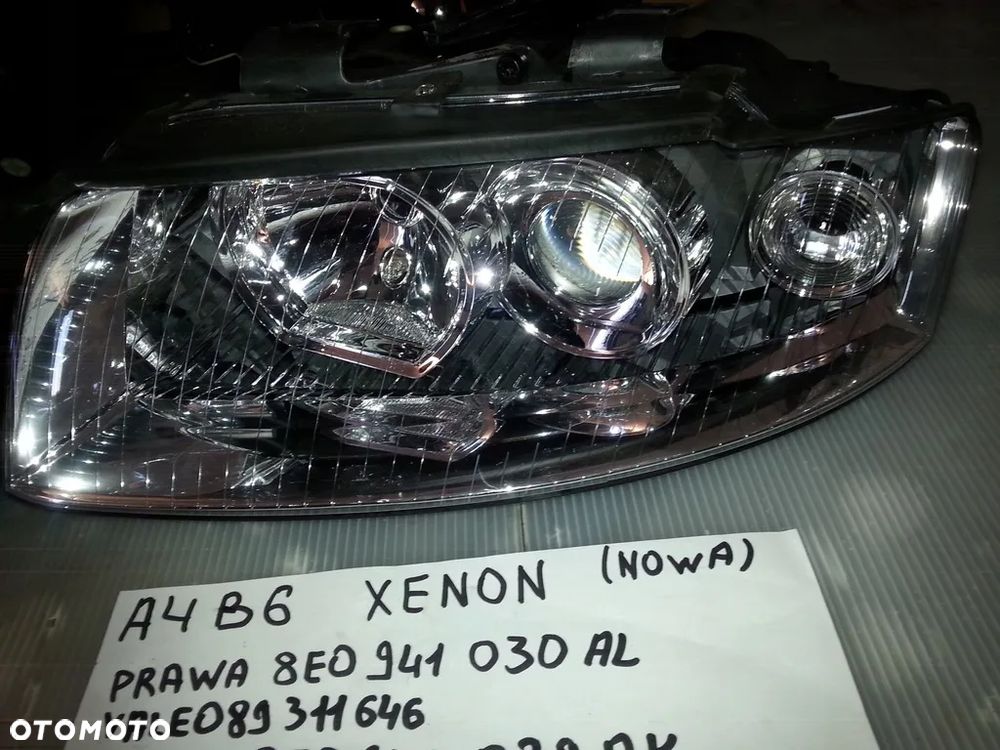 A4 B6 XENON NOWY REFLEKTOR LEWY PRAWY AUDI  MAŁYSZ 8E0941029AL 8E0941030AL - 3