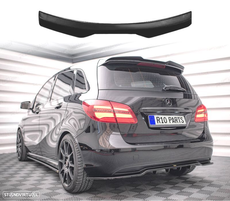 AILERON SUPERIOR MERCEDES W246 11-14 PRETO BRILHANTE - 1