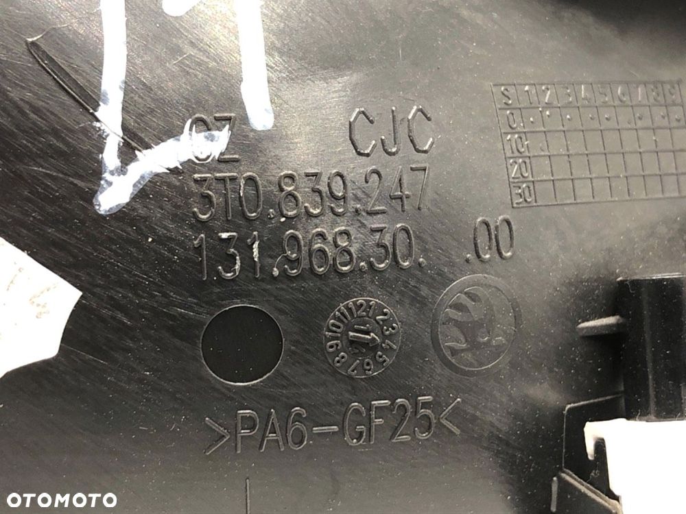 KLAMKA WEWNĘTRZNA LEWY TYŁ - 75.00 PLN - SKODA SUPERB II Kombi (3T5) 2009 - 2015 2.0 TDI 16V 103 - 3