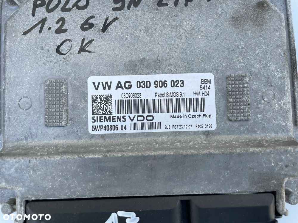Sterownik silnika vw Polo 9N 1.2 6V 03D906023 - 2