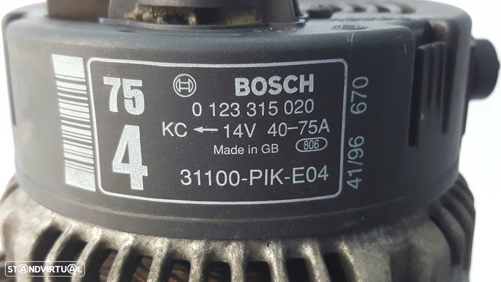 ALTERNADOR HONDA CIVIC BERLINA .5 (MA/MB) 1.5 VTEC-E (MA9) - 5