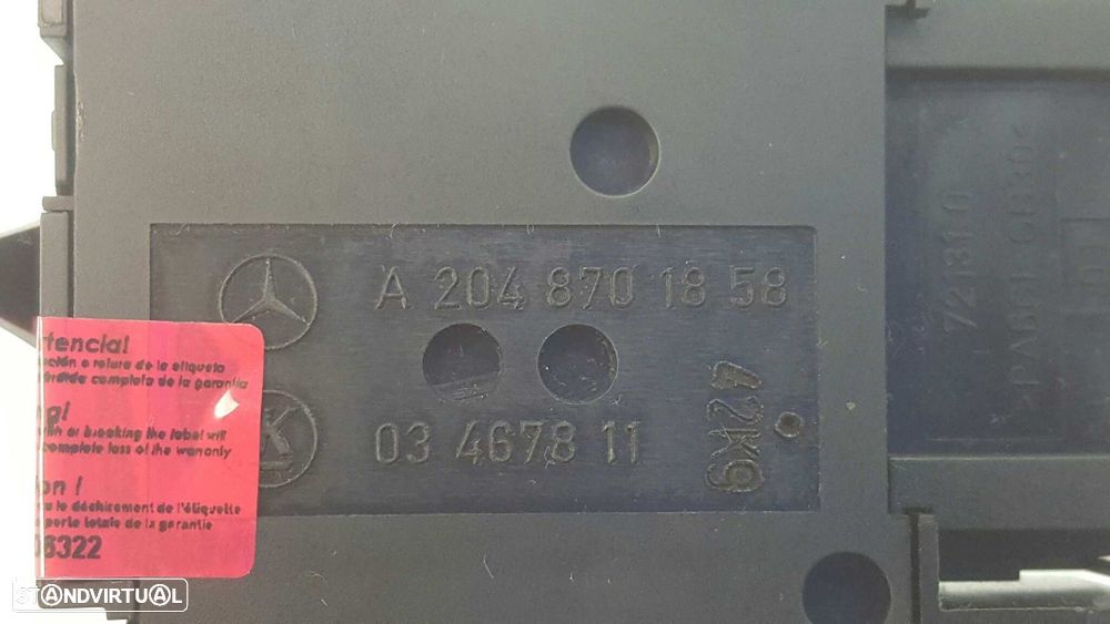 CONTROLE DE AJUSTE DO ASSENTO MERCEDES CLASE E (W212) LIM. 350 CGI BLUEEFFICIENC... - 5