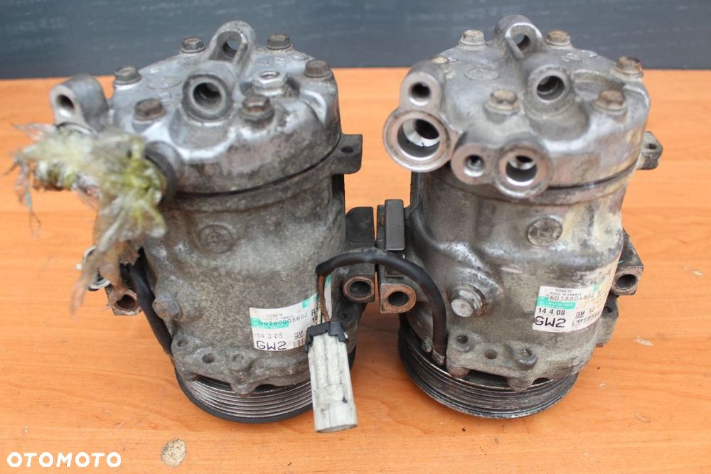 SPRĘŻARKA KLIMATYZACJI OPEL MERIVA A CORSA C COMBO 1.3 CDTI 13197538 GW2 SANDEN - 2