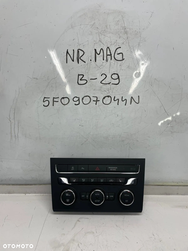 PANEL KLIMATYZACJI SEAT LEON III 5F0907044N