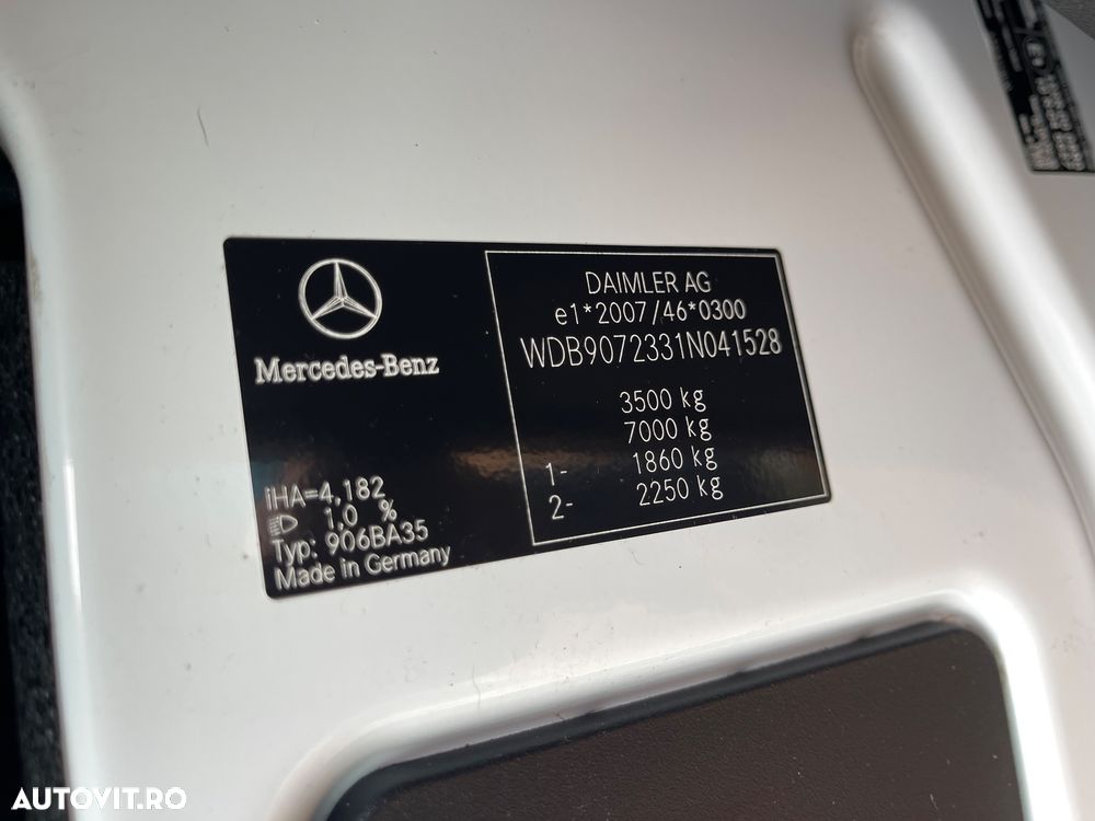 Mercedes-Benz Sprinter Doka 316  2.2CDI  7LOCURI  AUTOMAT - 35