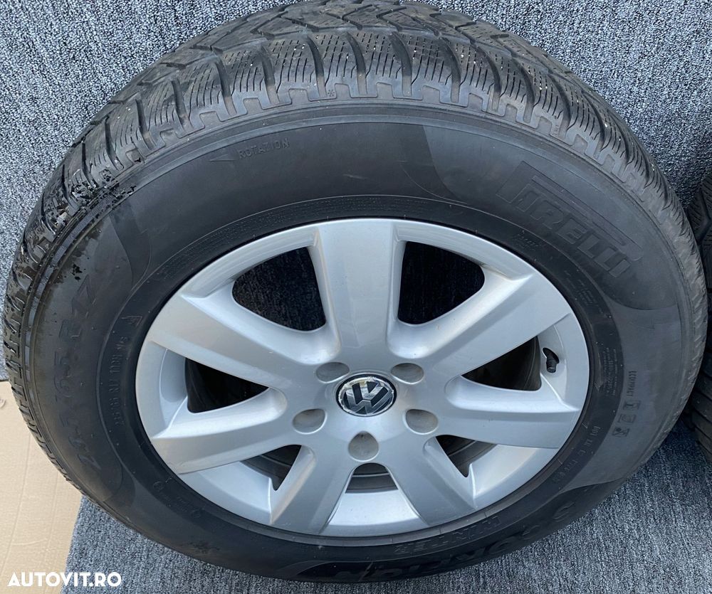Jante De Aliaj 17” 5 x 130+Vw Touareg+Cauciucuri Iarna 235-65-17'' M+S - 5