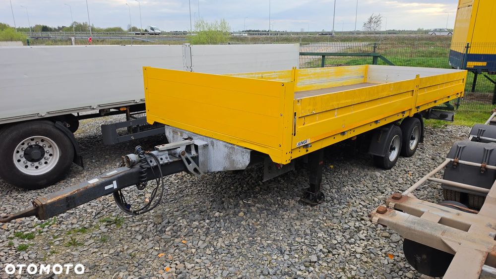 JUNG 15.500zł netto TANDEM 7.15M BUDOWLANKA GÓRNY ZACZEP   PODUSZKA RAMA OCYNK ST.BDB MOŻLIWOŚĆ TRANSPORTU - 1