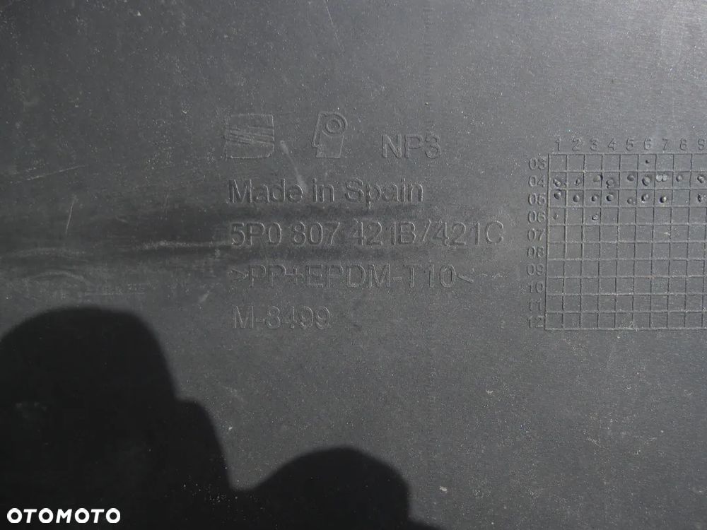 Seat Altea zderzak tył tylny 5PO807421B - 5