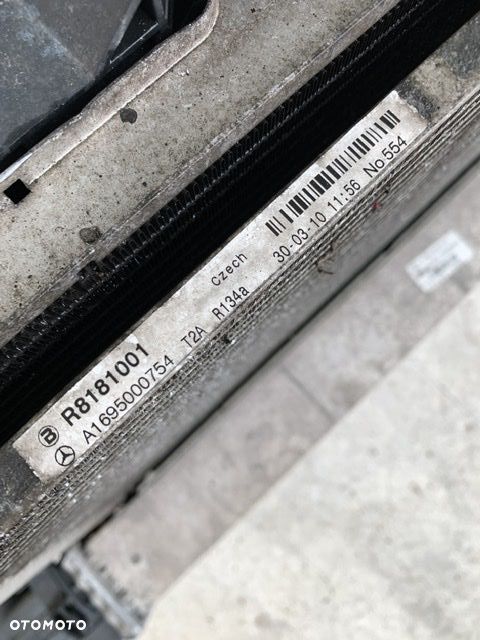 mercedes B 245 belka zderzaka chłodnice cdi woda  klima cooler - 12