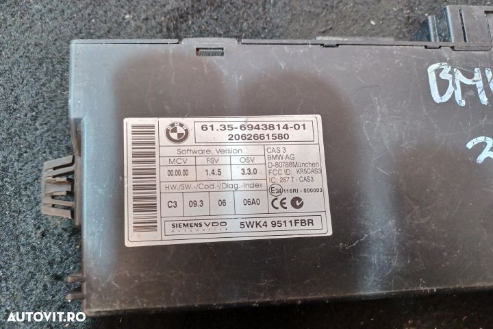 Modul confort 6943814 6943814-01 6943814 6943814-01 BMW Seria 1 E87 [ - 3