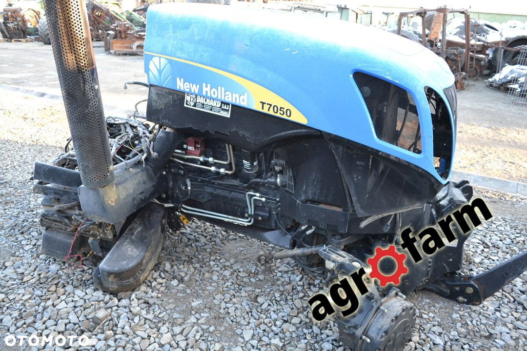 New Holland części używane T7040 T7050 T7030 silnik most skrzynia zwolnica piasta zębatka układ - 2