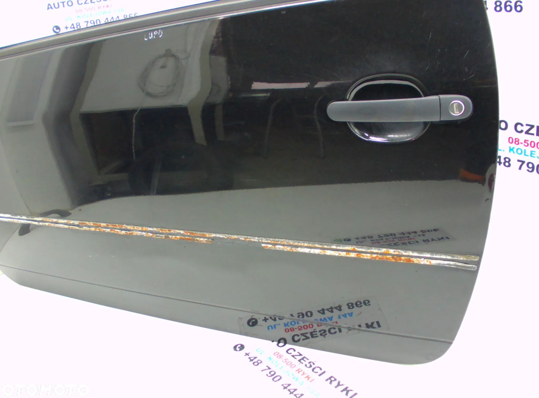 VW Lupo Drzwi prawe lewe  przód L041 3D czarne - 12