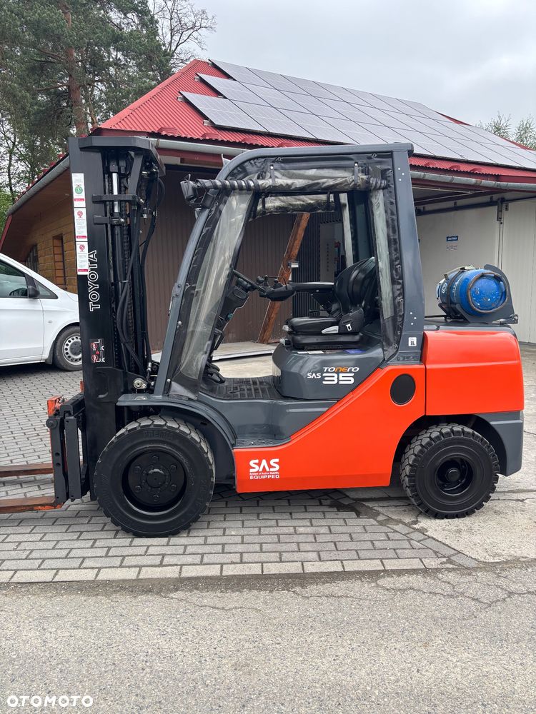 Toyota 8FGJF35 GWARANCJA LPG wolny skok pół KABINA DOSTAWA 57 950 NETTO - 5