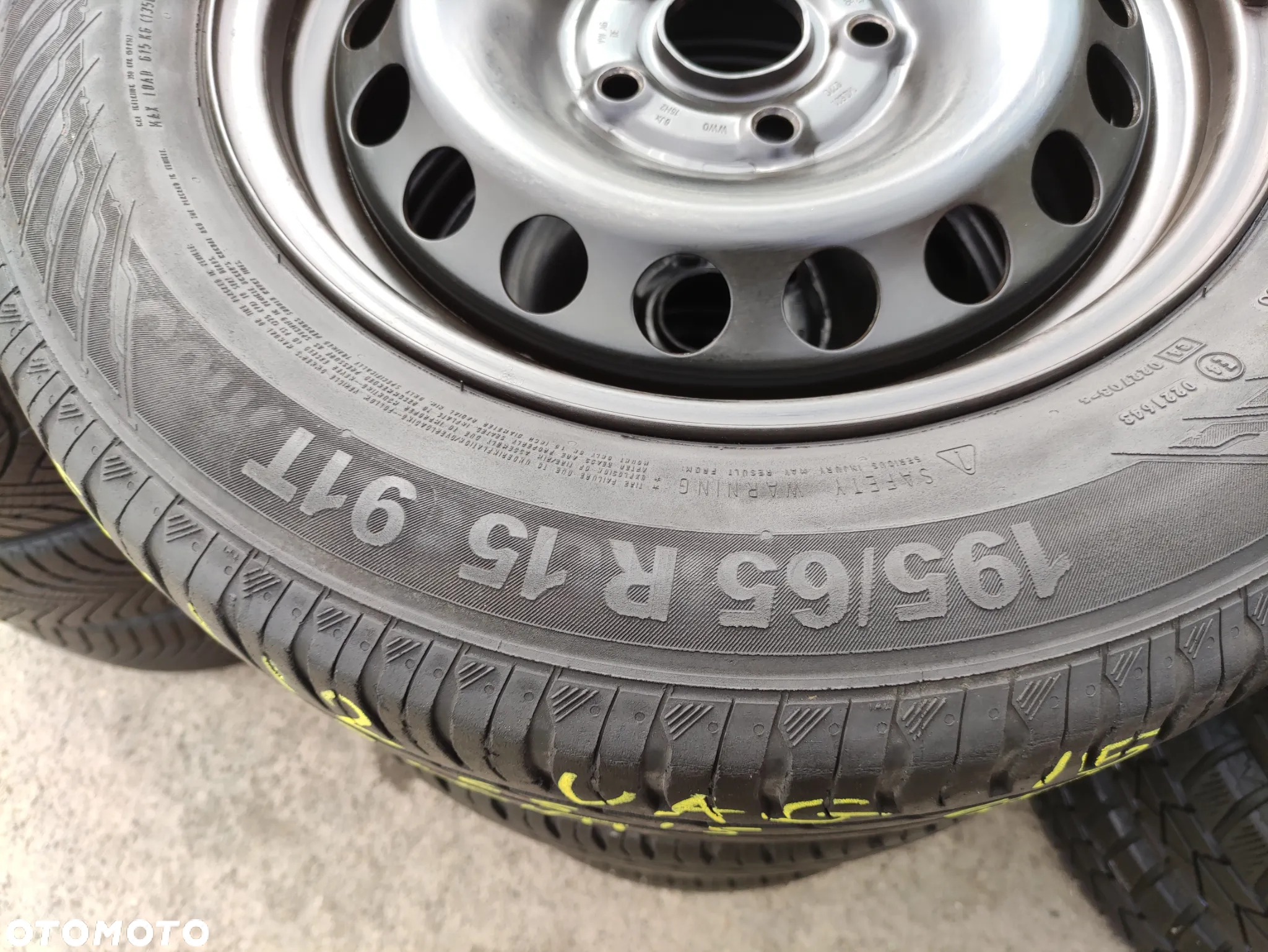 5x112 Felgi stalowe 15 Koła Letnie Lato VW GOLF CADDY TOURAN AUDI A4 B5 SEAT LEON TOLEDO SKODA OCTAVIA Passat B5 195/65 - 4