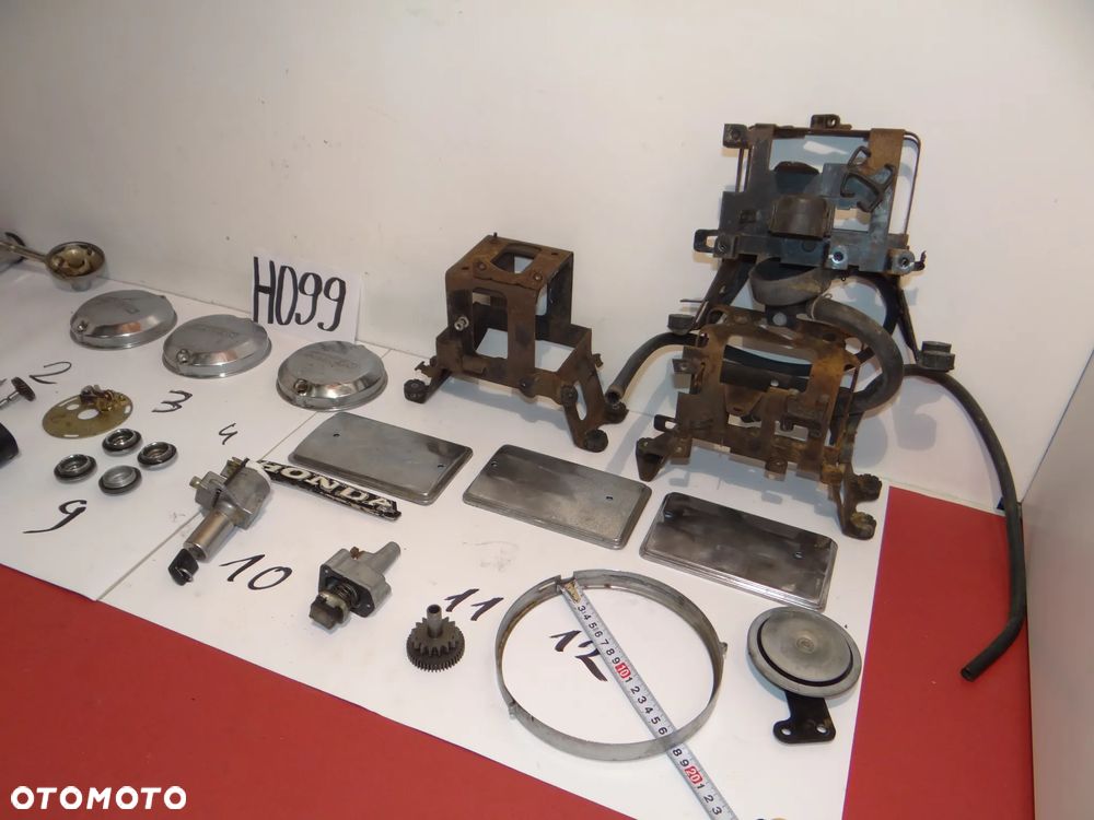 HONDA CB 750 FOUR 1969-1978 r. MOCOWANIE LAMPY POKRYWA STACYJKA INNE CZĘŚCI H099 - 35