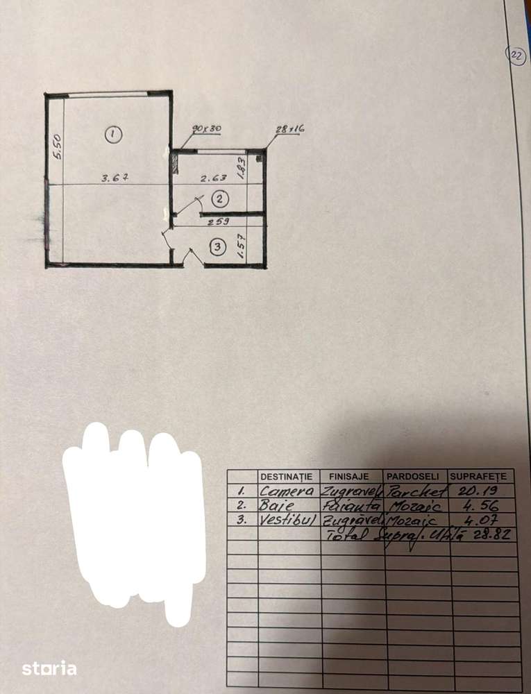 Garsoniera Victoriei COD 289 ideal Airbnb - Imagine principală: 4/9