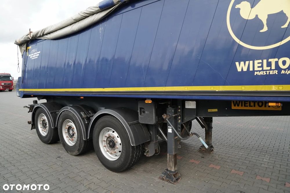 Wielton WYWROTKA / 24 M3 /  ALUMINIOWA / OŚ PODNOSZONA / OSIE SAF / PO KONTRAKCIE SERWISOWYM - 9