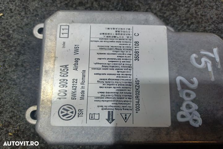 Calculator airbag 1C0909605A Volkswagen VW Transporter T5 [2003 - 200 - 4