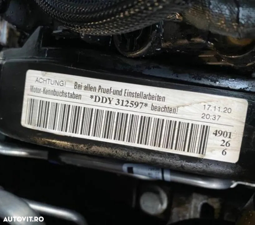 motor 1.6 diesel DDY 2020 Audi , Skoda , Seat , Vw - 2