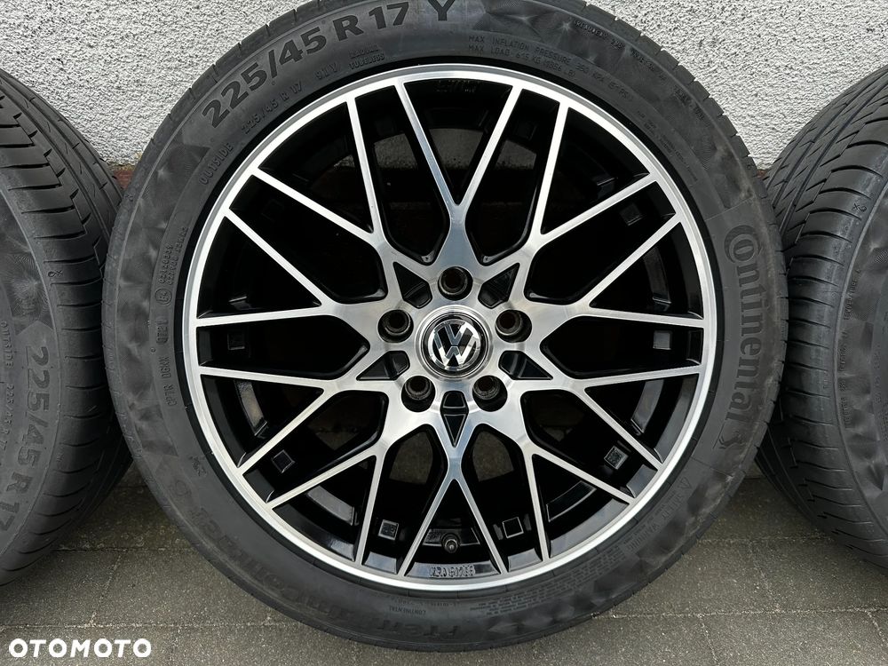 225 45 17 / Seat Leon VW Golf Caddy Touran Passat Skoda Octavia / 5x112 POLECAM - 5