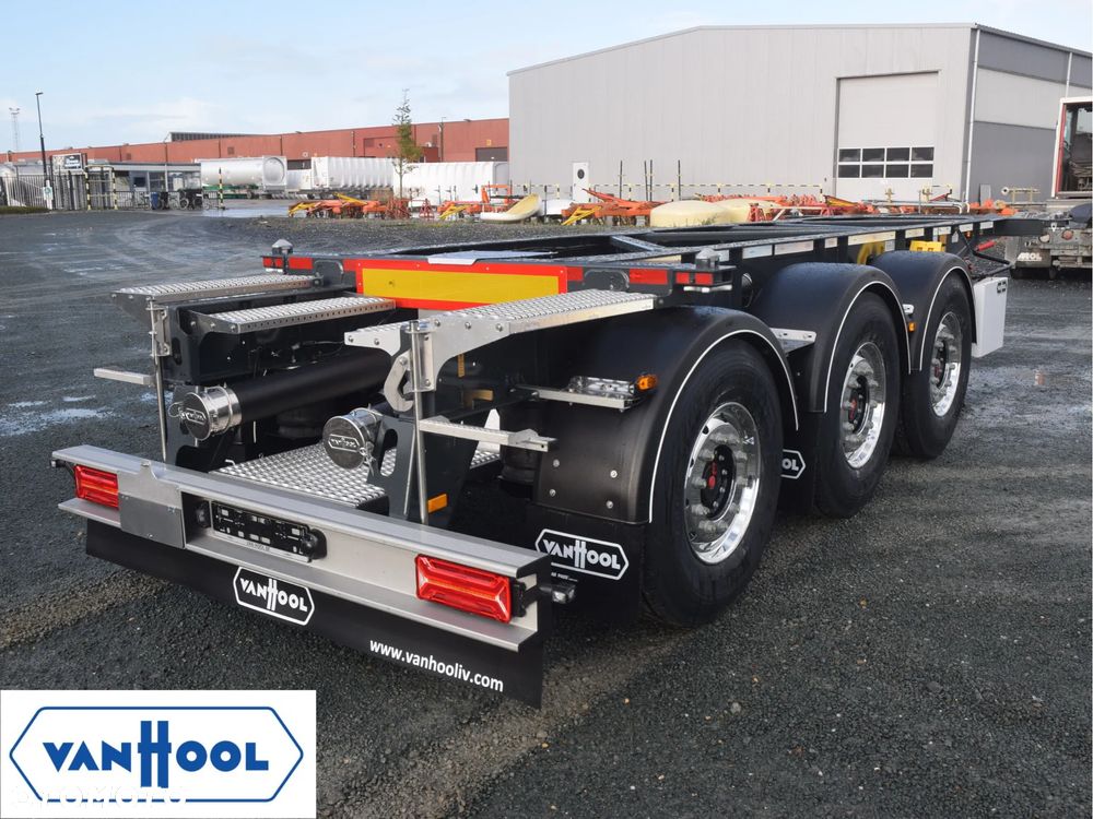 Van Hool nowa naczepa pod tank kontener 20, ADR EX/II EX/III, cena netto 23300 euro - 4