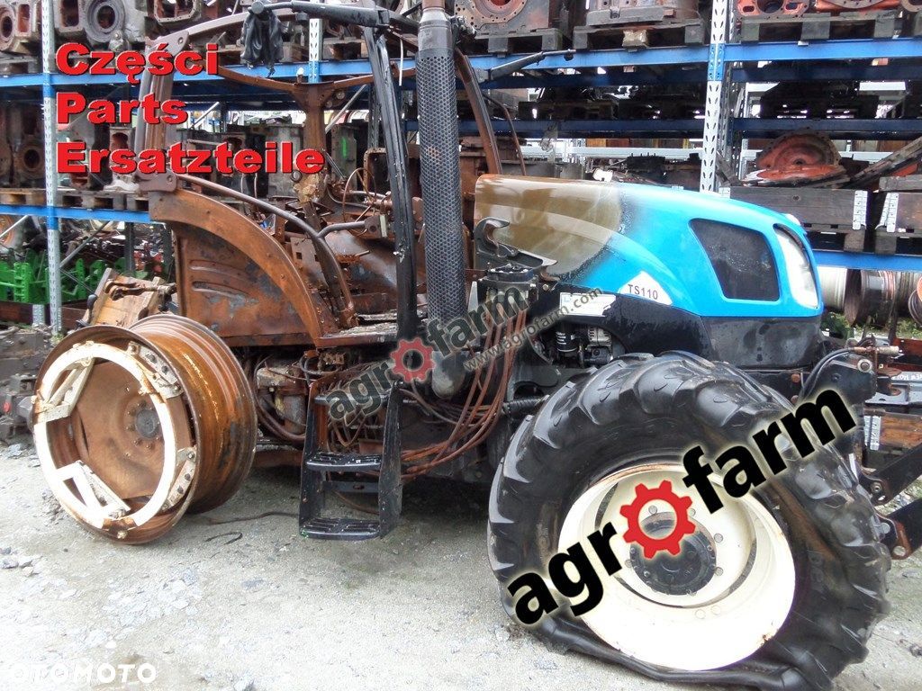 New Holland TS100A części, skrzynia biegów, oś - 1