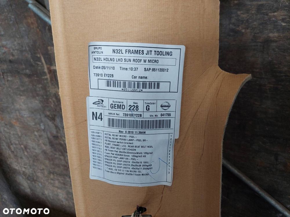 PODSUFITKA NISSAN QASHQAI+2 I ID: 236168 - 5