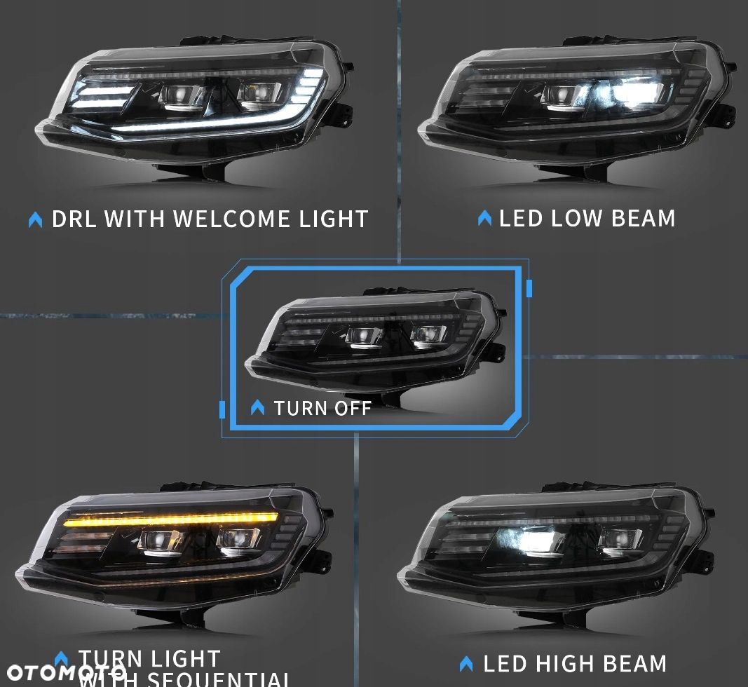 Reflektory Lampy kpl Day line light LED Tuning Chevrolet Camaro VI 6 2016- - 8