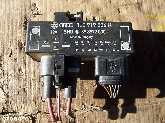 audi tt 1.8 TURBO STEROWNIK WENTYLATOROW 1J0919506K IDEALNY oryginal - 1