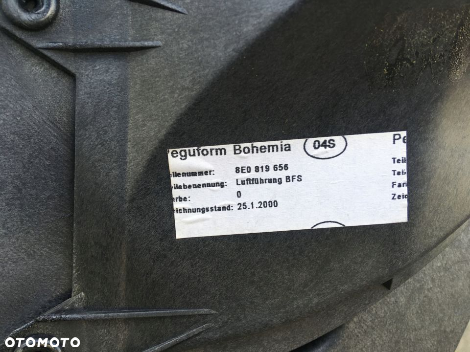AUDI A4 B6 B7 DESKA KONSOLA SZARA EUROPA - 2