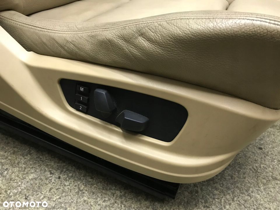 BMW E70 X5 fotel pasazera prawy przod pamiec skora - 7